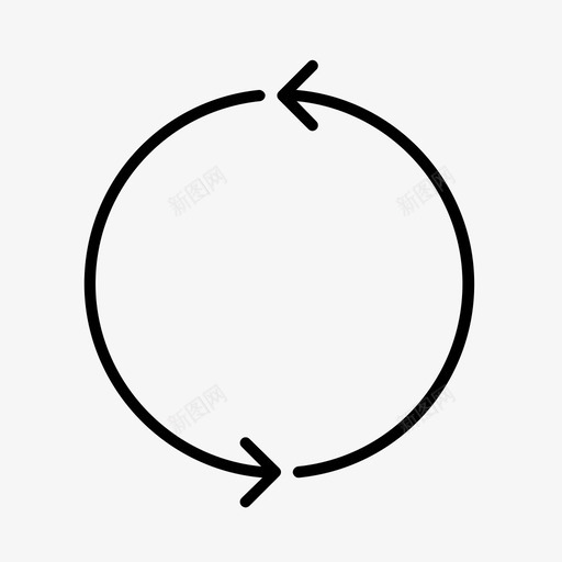 可持续性绿色能源循环利用图标svg_新图网 https://ixintu.com 可再生能源 可持续性 循环利用 绿色能源