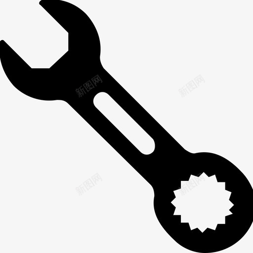 扳手车库工具技工图标svg_新图网 https://ixintu.com 扳手 技工 维修工具 网页和用户界面图标 车库工具