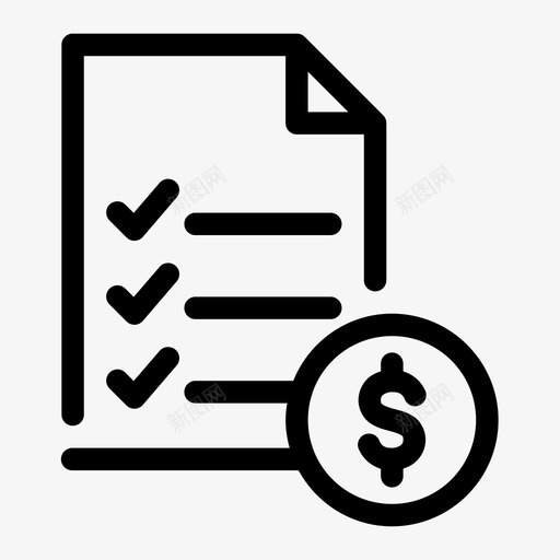 价目表核对表分机图标svg_新图网 https://ixintu.com 价目表 分机 收据 核对表 电子商务差额