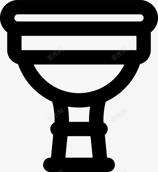 高脚杯古董中世纪图标svg_新图网 https://ixintu.com 中世纪 古董 史密克中世纪md轮廓 旧的 高脚杯