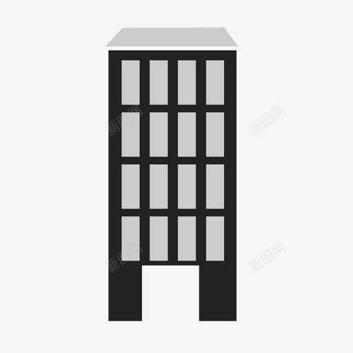 公寓大楼办公室图标svg_新图网 https://ixintu.com 公寓 办公室 单元 塔楼 大楼