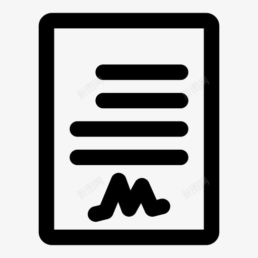 交易协议业务图标svg_新图网 https://ixintu.com 业务 交易 协议 合同 文件
