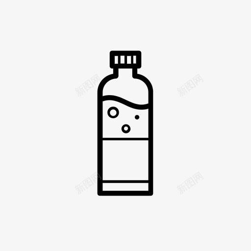 汽水瓶瓶标柠檬水图标svg_新图网 https://ixintu.com 塑料瓶 柠檬水 汽水瓶 瓶及包装 瓶标 矿泉水