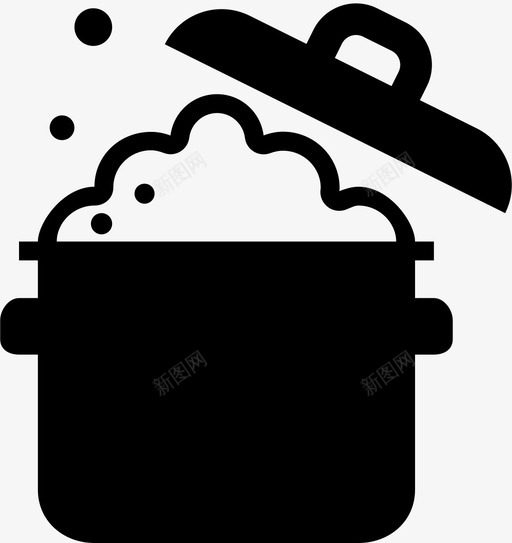 食品炊具锅图标svg_新图网 https://ixintu.com 压力锅 炊具 锅 食品 饭锅
