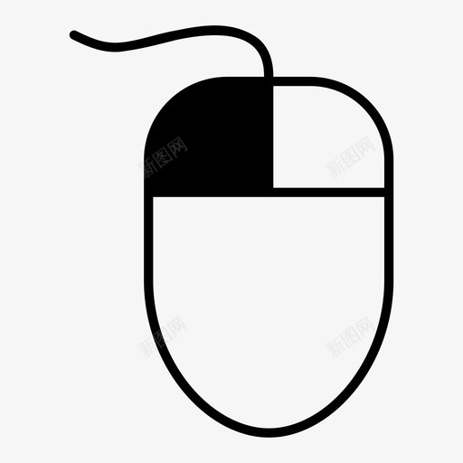 鼠标电脑鼠标硬件图标svg_新图网 https://ixintu.com 光学鼠标 电脑鼠标 硬件 鼠标