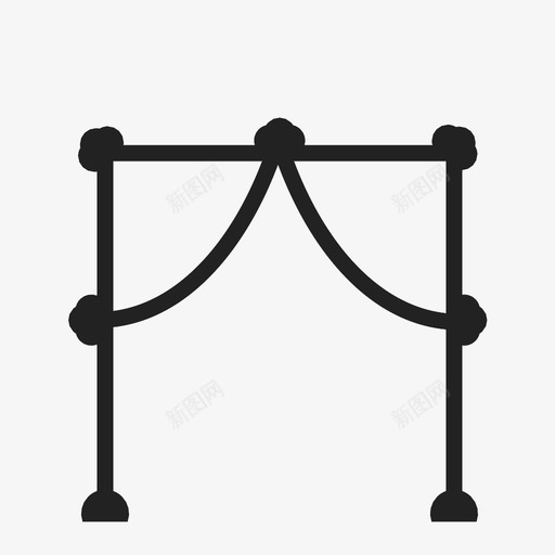 结婚拱门婚礼拱门庆典图标svg_新图网 https://ixintu.com 婚礼拱门 婚礼装饰 庆典 结婚拱门