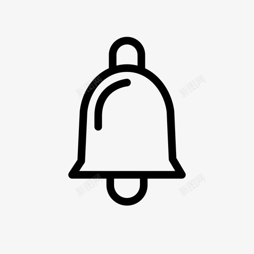 铃圣诞铃门铃图标svg_新图网 https://ixintu.com 圣诞铃 婚礼铃 铃 门铃
