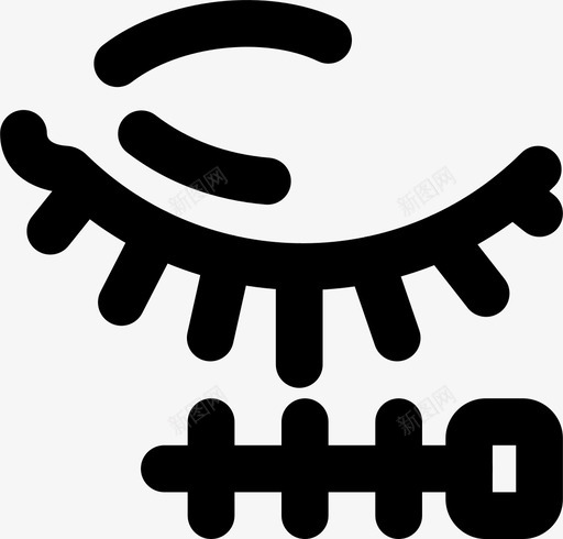 睫毛膏应用睫毛图标svg_新图网 https://ixintu.com 修饰 卫生 应用 漂亮图标修饰md大纲 睫毛 睫毛膏