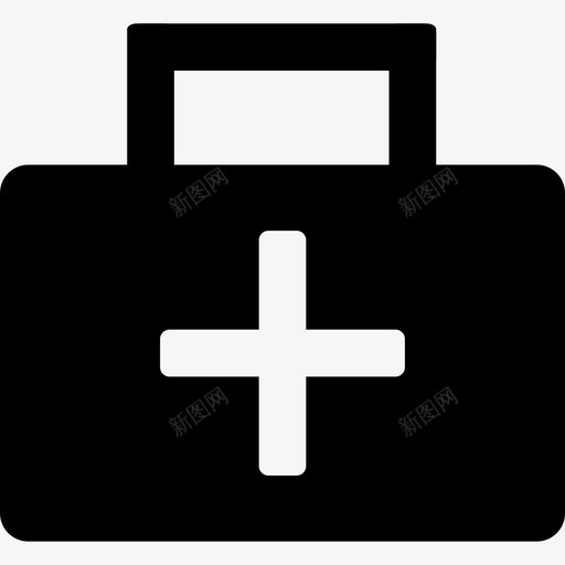 急救箱治疗医生手提箱图标svg_新图网 https://ixintu.com 医生手提箱 急救箱 治疗 治疗图标 药品