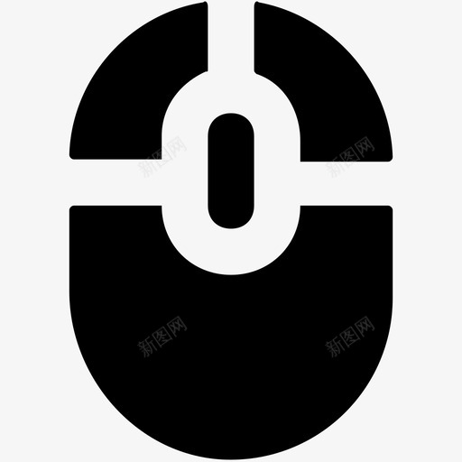 计算机鼠标输入设备pc鼠标图标svg_新图网 https://ixintu.com pc鼠标 web和ui图标 指针设备 计算机鼠标 输入设备