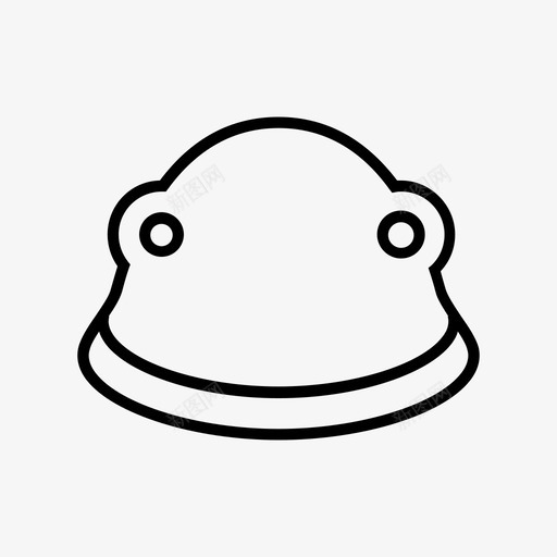 青蛙动物卡通图标svg_新图网 https://ixintu.com 儿童 动物 卡通 卡通动物 蟾蜍 青蛙