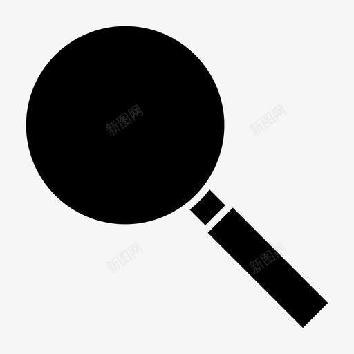找放大镜搜索图标svg_新图网 https://ixintu.com 找 搜索 放大镜 生意