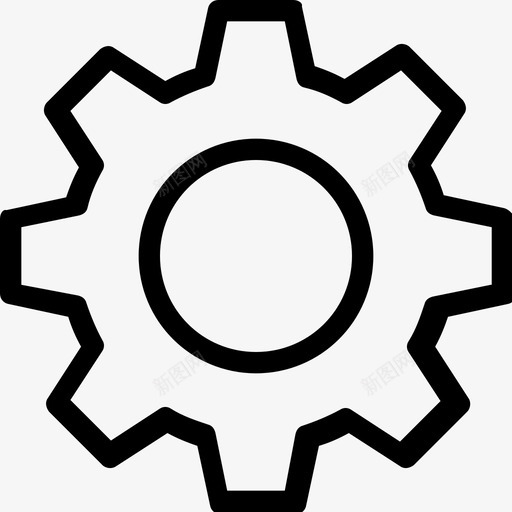 齿轮维护维修图标svg_新图网 https://ixintu.com 数字营销 服务 维修 维护 齿轮