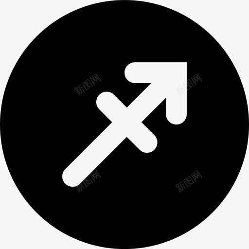 射手座符号粉碎图标符号md固体svg_新图网 https://ixintu.com 射手座 符号 粉碎图标符号md固体
