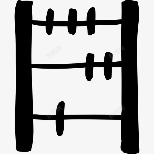 算盘手绘工具教育手绘教育图标svg_新图网 https://ixintu.com 手绘教育 教育 算盘手绘工具
