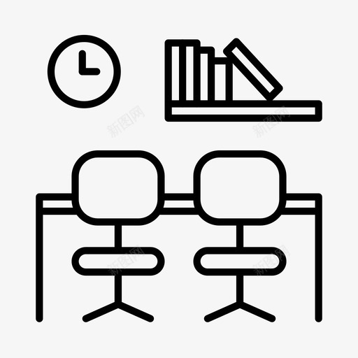 协同工作协作社区图标svg_新图网 https://ixintu.com 办公室 协作 协同工作 协同工作空间 社区