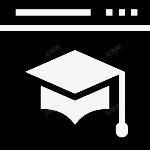 在线教育学位笔记本电脑图标svg_新图网 https://ixintu.com 在线教育 学位 成功 笔记本电脑 网页设计开发符号