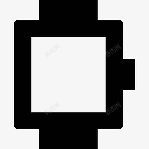 智能手表应用程序手机图标svg_新图网 https://ixintu.com 应用程序 手机 智能手表 网络元素