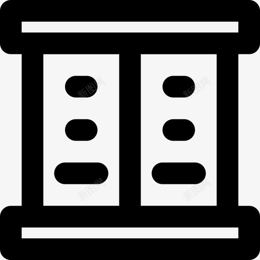 复古衣柜物品家具图标svg_新图网 https://ixintu.com smashicons家居md大纲 复古衣柜 家具 家居用品 物品