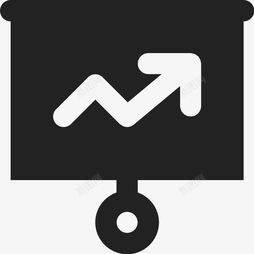 演示商务管理图标svg_新图网 https://ixintu.com 会议 办公室 商务 演示 管理