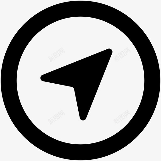 光标箭头位置制图图标svg_新图网 https://ixintu.com web和ui图标 光标 制图 导航 导航箭头 方向箭头 箭头位置