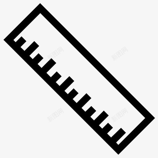 尺量图标svg_新图网 https://ixintu.com 尺 量