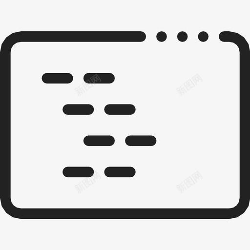 窗口浏览器编码图标svg_新图网 https://ixintu.com 屏幕 浏览器 窗口 编码 编程