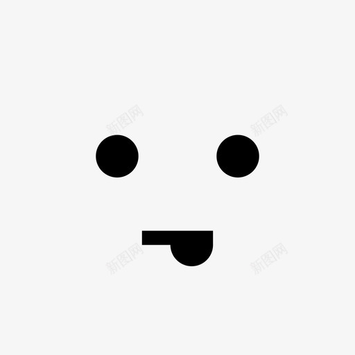 吐舌头表情符号调情图标svg_新图网 https://ixintu.com 吐舌头 性感 笑脸 笑脸几何透明表情 表情符号 调情