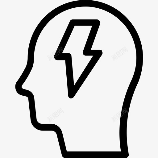 头脑风暴想法智慧图标svg_新图网 https://ixintu.com 头脑 头脑风暴 想法 数字营销 智慧