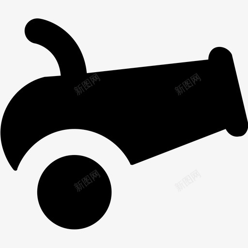 大炮军事战争图标svg_新图网 https://ixintu.com 军事 大炮 战争 武器 网络和用户界面图标