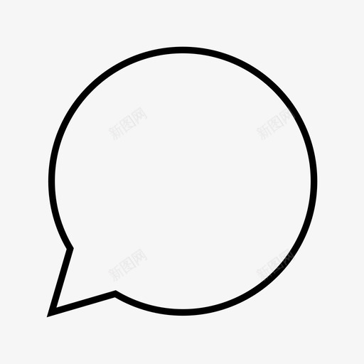 留言聊天评论图标svg_新图网 https://ixintu.com 交谈 对话 留言 聊天 评论