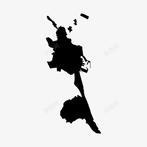 瓦伦西亚城市地图西班牙图标svg_新图网 https://ixintu.com 城市 城市地图 瓦伦西亚 西班牙