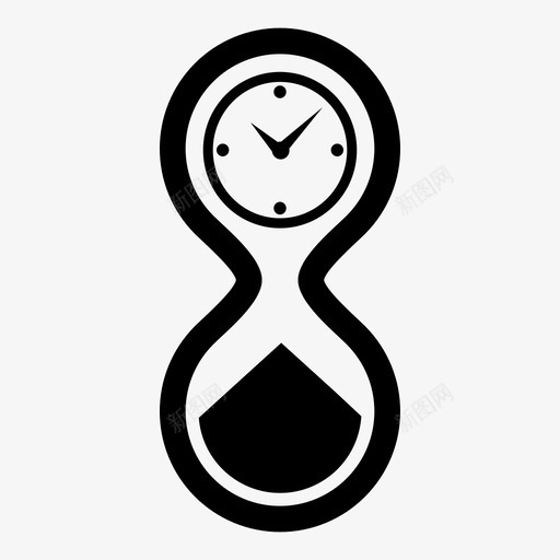 时差时钟沙漏图标svg_新图网 https://ixintu.com 时差 时钟 时间压力 时间结束 沙漏