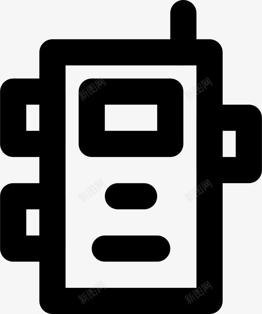 对讲机野营户外图标svg_新图网 https://ixintu.com smashicons户外2md大纲 对讲机 户外 户外运动 旅行 野营