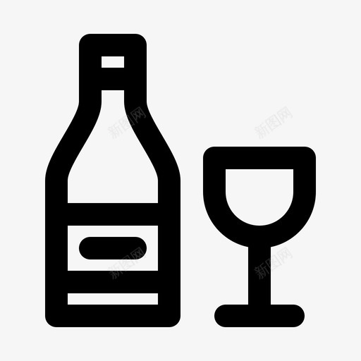 葡萄酒法国巴黎图标svg_新图网 https://ixintu.com 巴黎 法国 葡萄酒 这是法国