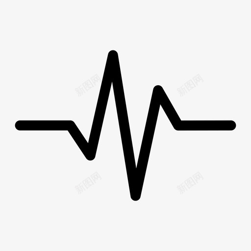 脉搏健康心跳图标svg_新图网 https://ixintu.com 健康 心跳 符号 脉搏 药物