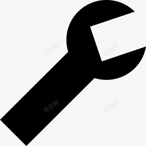 扳手螺母维修工具图标svg_新图网 https://ixintu.com 扳手 维修工具 螺母