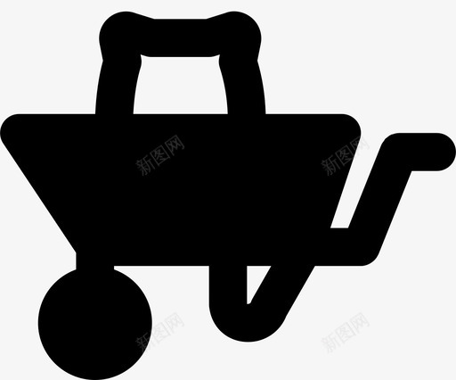 独轮车农业全图标svg_新图网 https://ixintu.com smashicons农业md固体 全 农业 独轮车 自然 花园