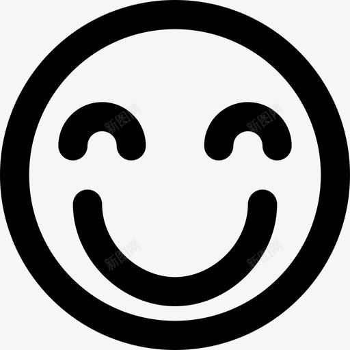快乐表情符号表情图标svg_新图网 https://ixintu.com 微笑 快乐 漂亮图标表情md大纲 脸 表情 表情符号