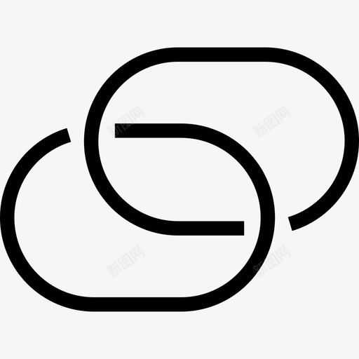 链接链热点图标svg_新图网 https://ixintu.com iosweb用户界面行图标 共享 热点 链 链接 锁定