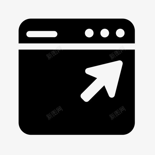 指针浏览器单击此处图标svg_新图网 https://ixintu.com ui 单击此处 指针 浏览器 用户界面