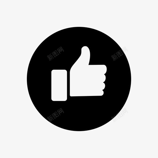 比如表情情感图标svg_新图网 https://ixintu.com 情感 比如 竖起大拇指 脸书 脸书表情 表情