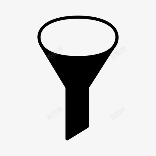 漏斗转换过滤器图标svg_新图网 https://ixintu.com 医药 工具 漏斗 科学 转换 过滤器
