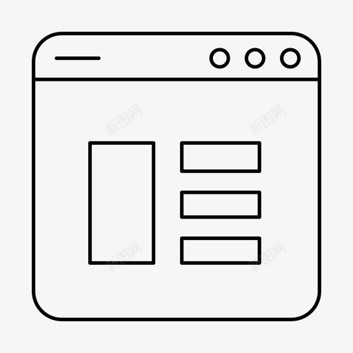 网格应用程序布局图标svg_新图网 https://ixintu.com ui 布局 应用程序 用户界面 网格