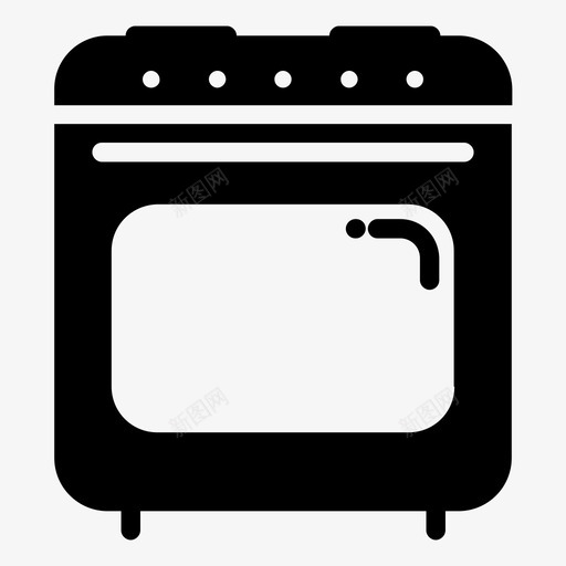 厨房炉灶烤箱厨师图标svg_新图网 https://ixintu.com 厨师 厨房炉灶 烤箱