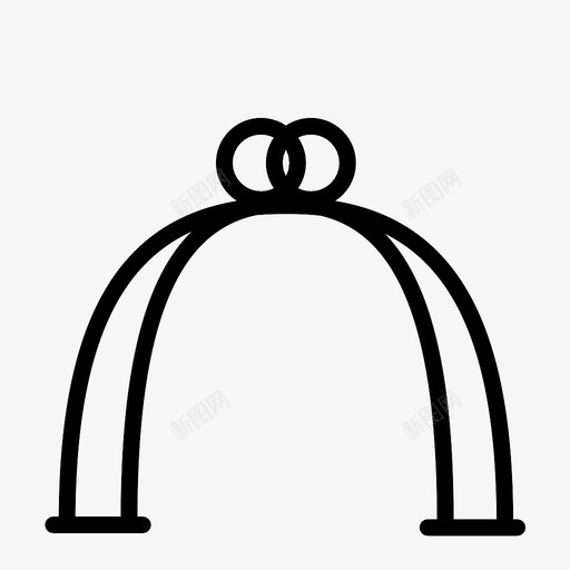 结婚拱门婚礼拱门庆典图标svg_新图网 https://ixintu.com 婚礼拱门 婚礼装饰 庆典 结婚拱门