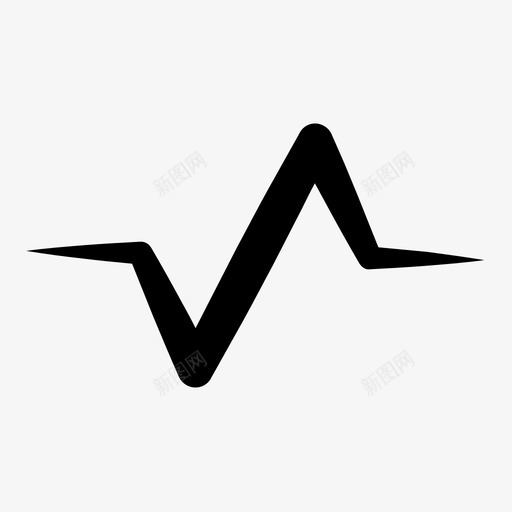生命线活动心跳图标svg_新图网 https://ixintu.com 心跳 活动 生命 生命线 脉搏