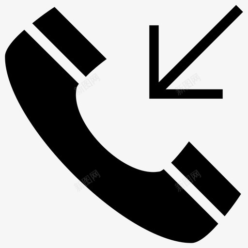 来电移动接听图标svg_新图网 https://ixintu.com ios网络用户界面 接听 智能手机 来电 电话 移动