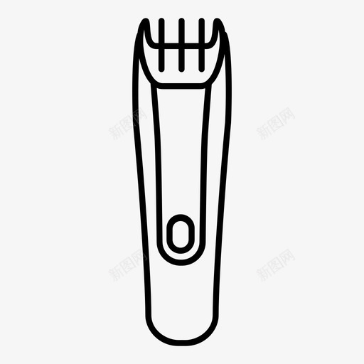 修剪器胡须电动剃须刀图标svg_新图网 https://ixintu.com 修剪器 头发 电动剃须刀 男人 美容用品 胡须