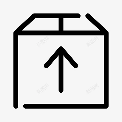 加载包上载上载包图标svg_新图网 https://ixintu.com 上载 上载包 传输箱 加载包 发送箱 电子商务间隙